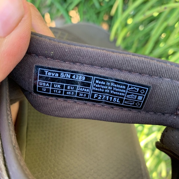 TEVA BROWN NIMAN UNIVERSAL STRAPPY HIKE SPORT SANDALS, MEN US 12 main image 9